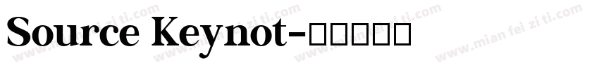 Source Keynot字体转换